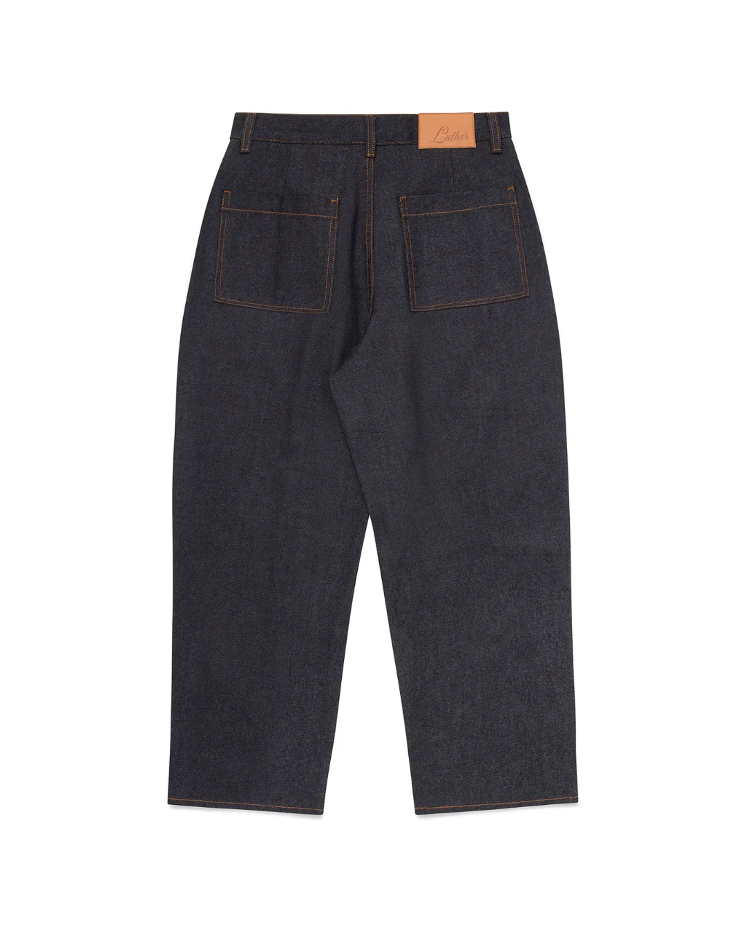 Baggy Raw Denim (Blue Black) - Image 3