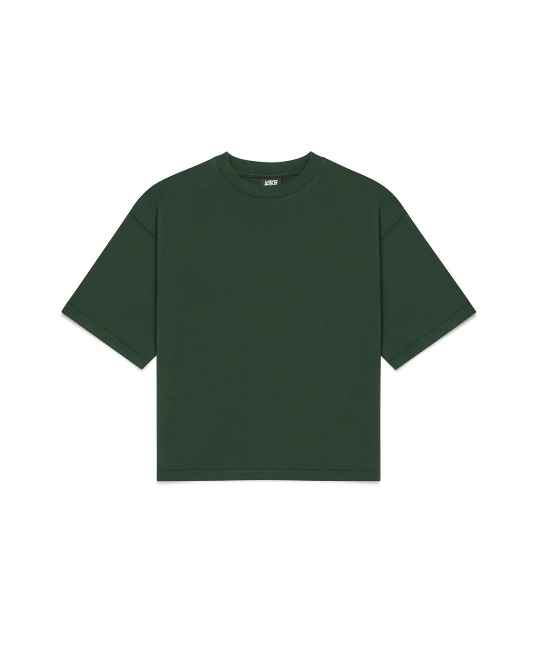 Cropped Basic Tee (Forest Green)