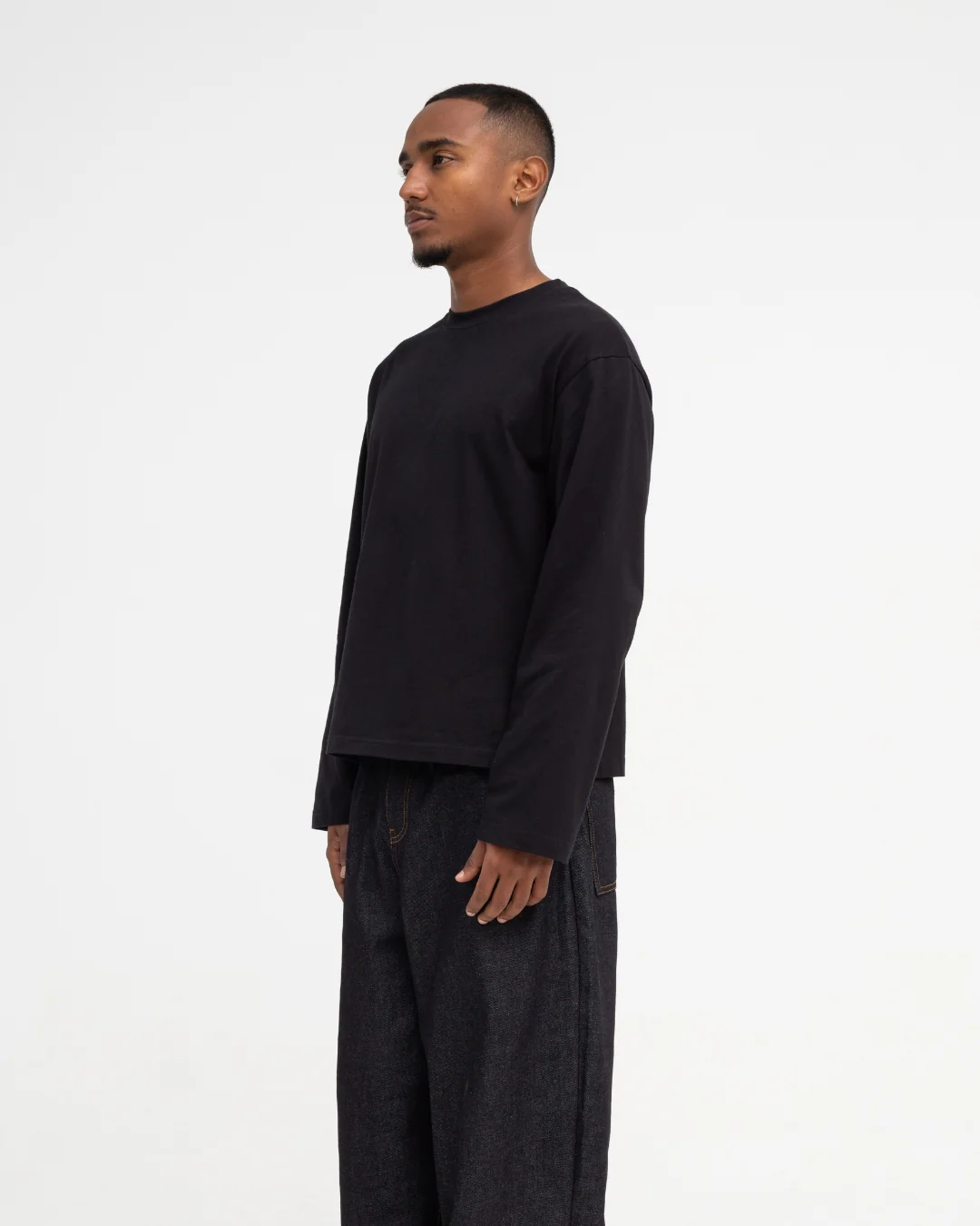 Long Sleeve Tee (Black) - Image 7