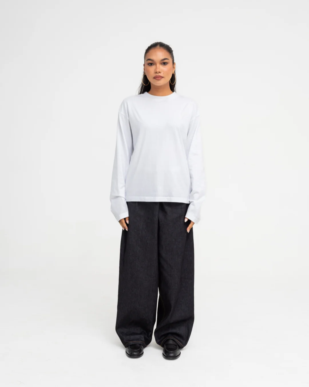 Long Sleeve Tee (White) - Image 4