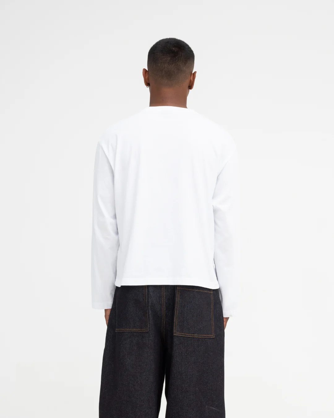 Long Sleeve Tee (White) - Image 8