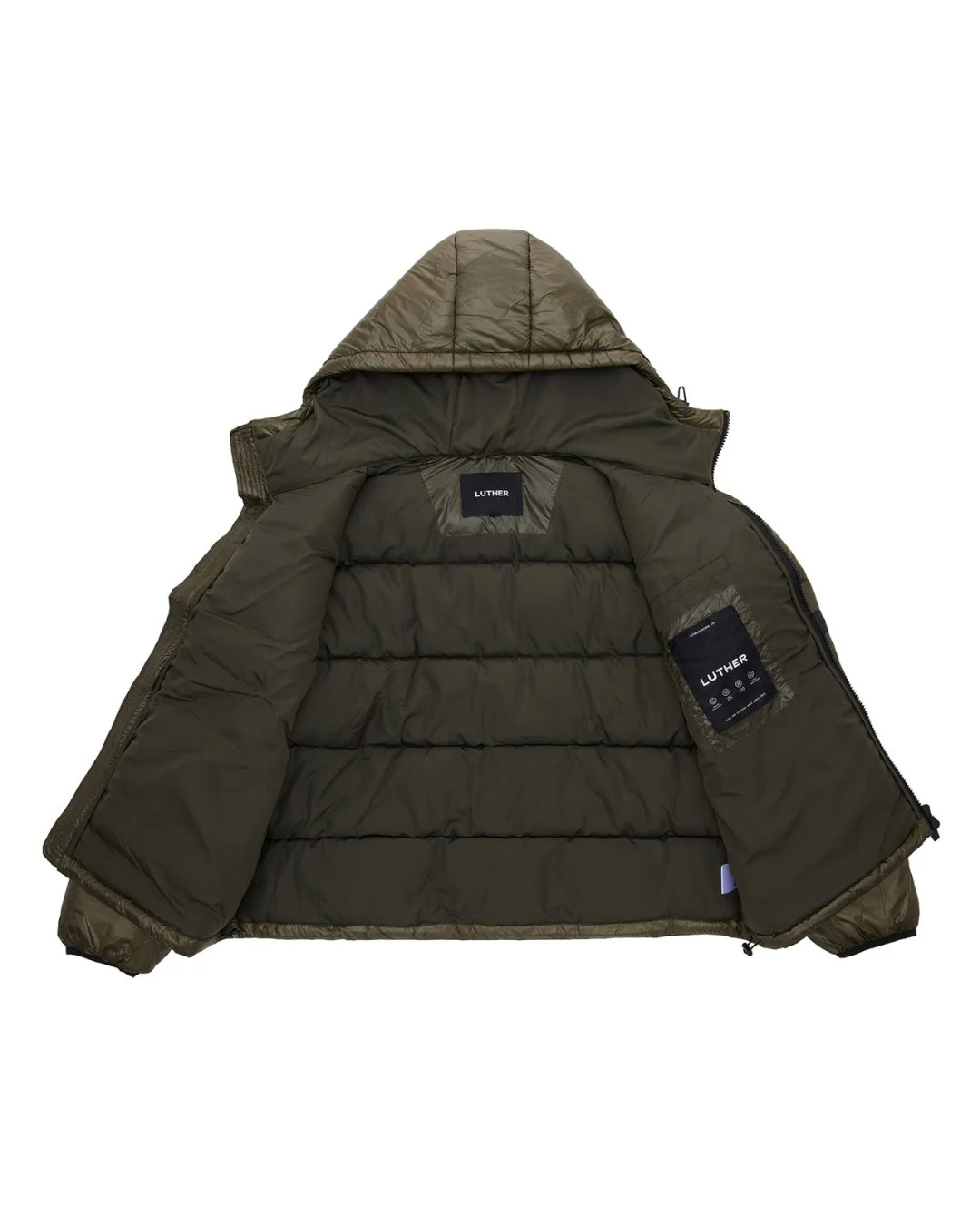 Puffer Jacket (Olive) - Image 7