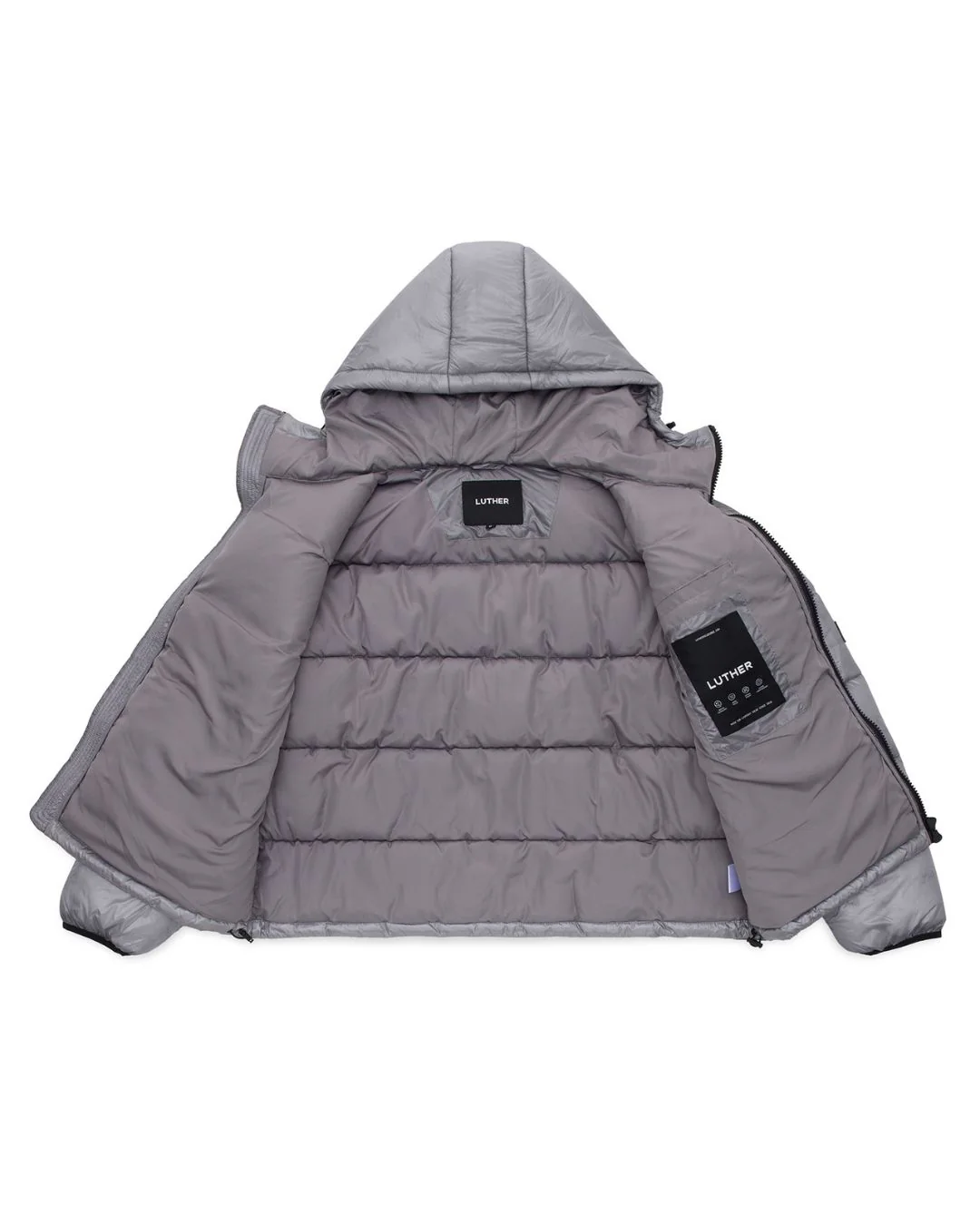 Puffer Jacket (Silver) - Image 8