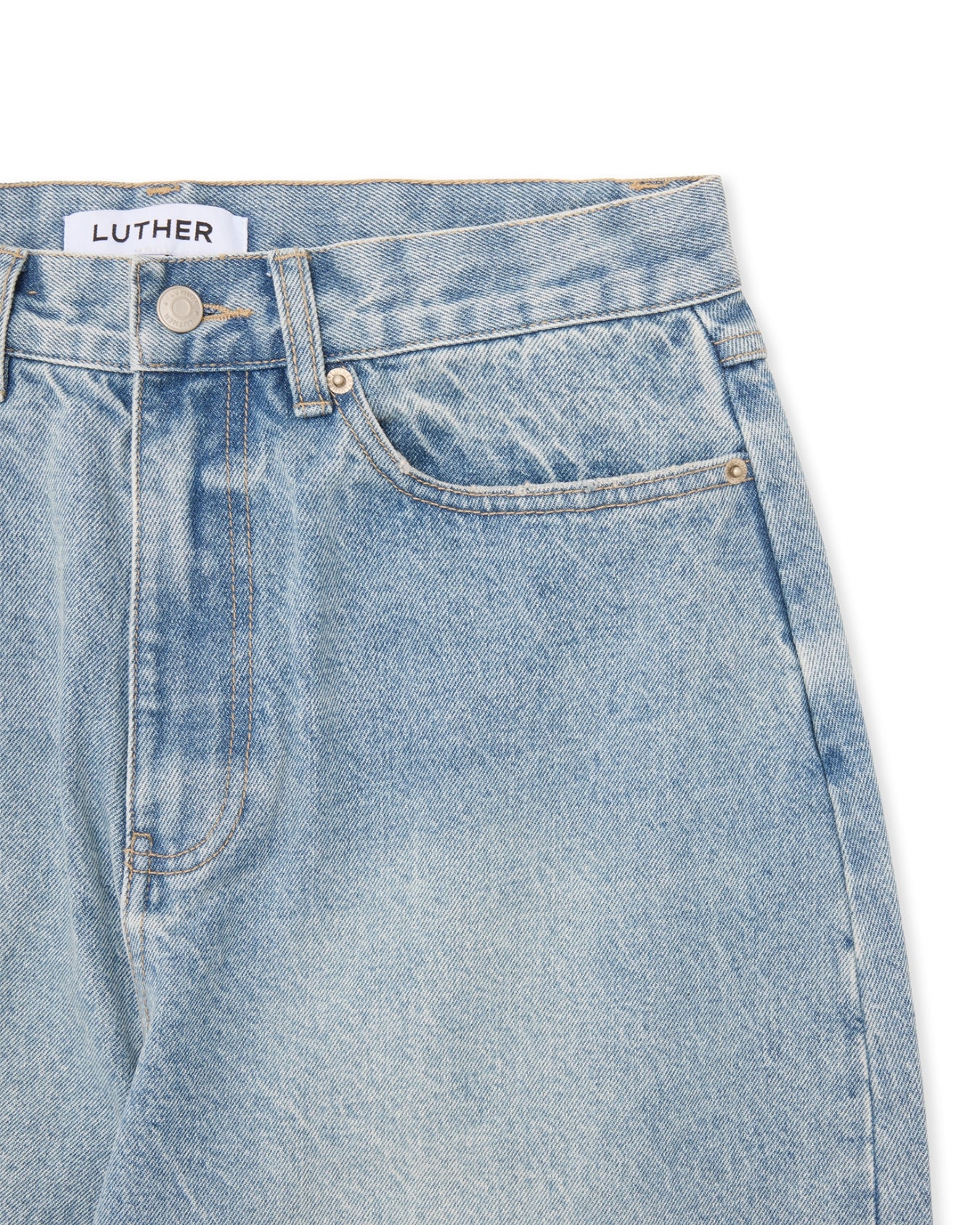 Regular Fit Jeans (Washed Blue) - Image 8