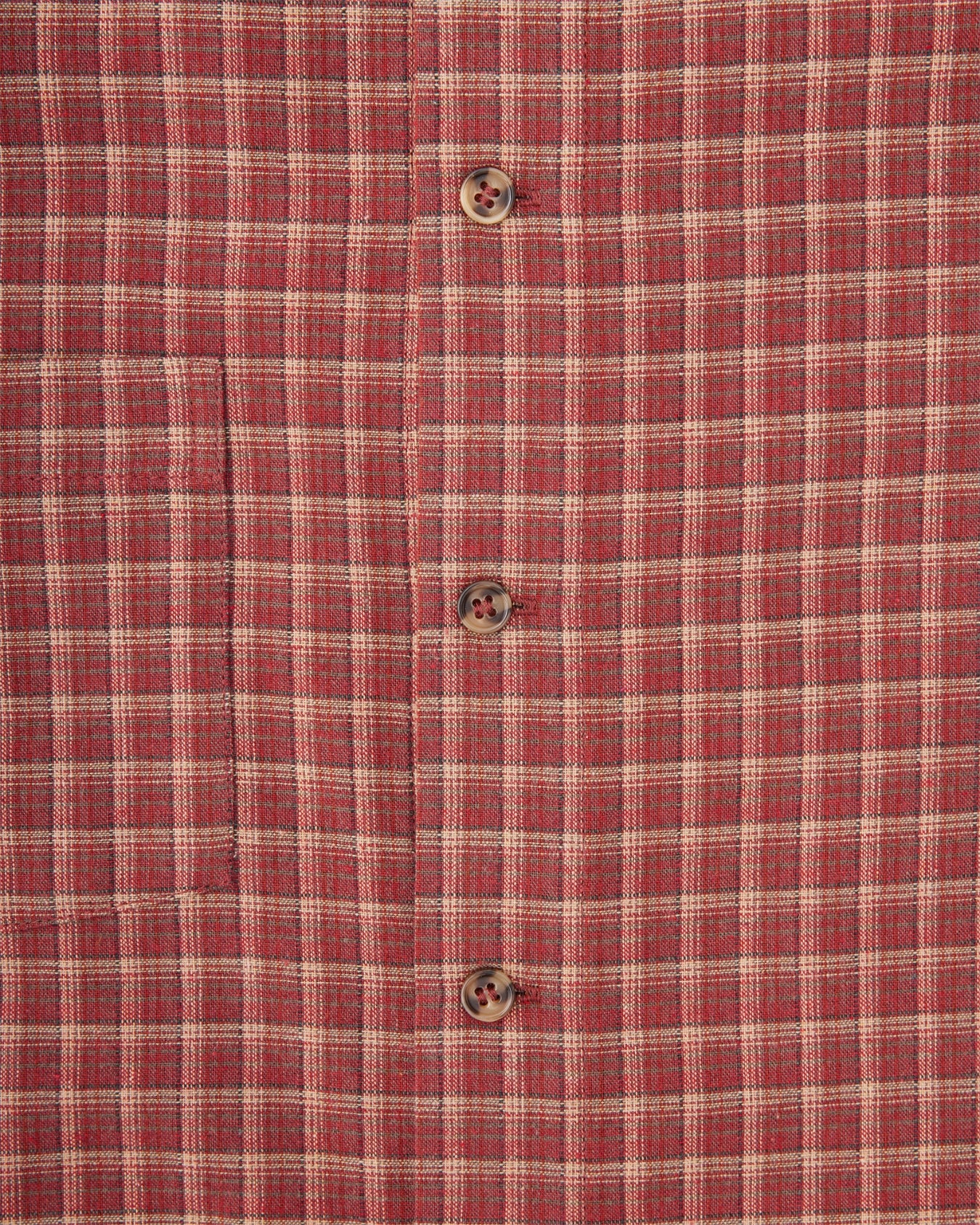 Short Sleeve Shirt (Red Plaid) - Image 5