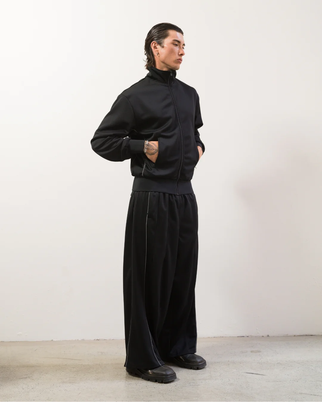Wide Track Pants (Anthracite) - Image 8